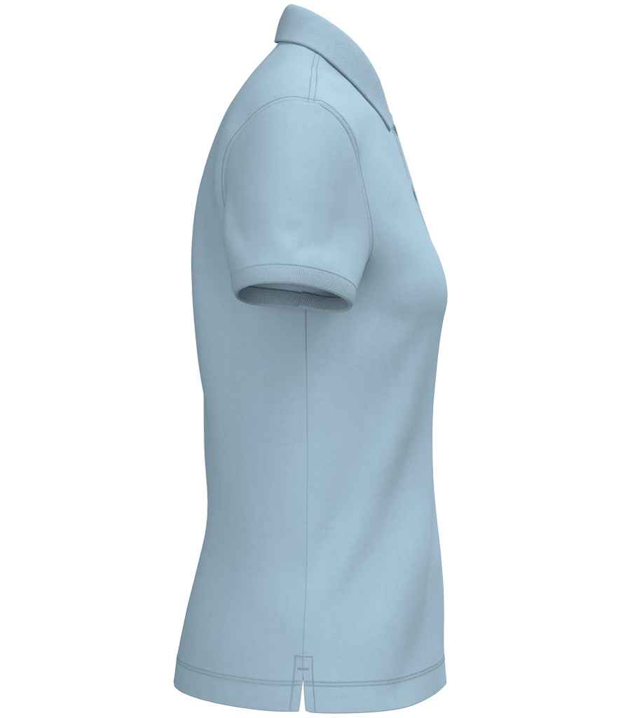 native spirit native spirit ladies piqué polo shirt - aquamarine (ns208)
