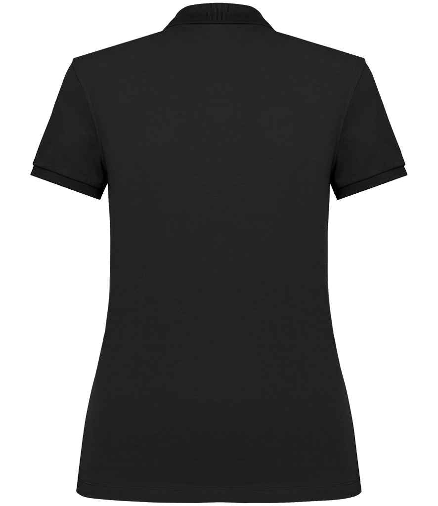 native spirit native spirit ladies piqué polo shirt - black (ns208)
