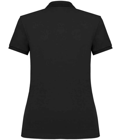 native spirit native spirit ladies piqué polo shirt - black (ns208)