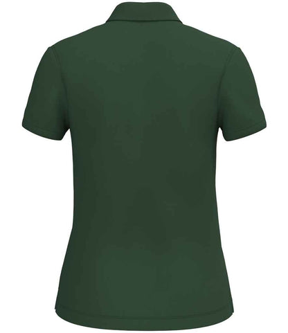 native spirit native spirit ladies piqué polo shirt - forest green (ns208)