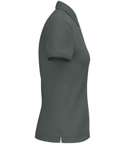 native spirit native spirit ladies piqué polo shirt - iron grey (ns208)