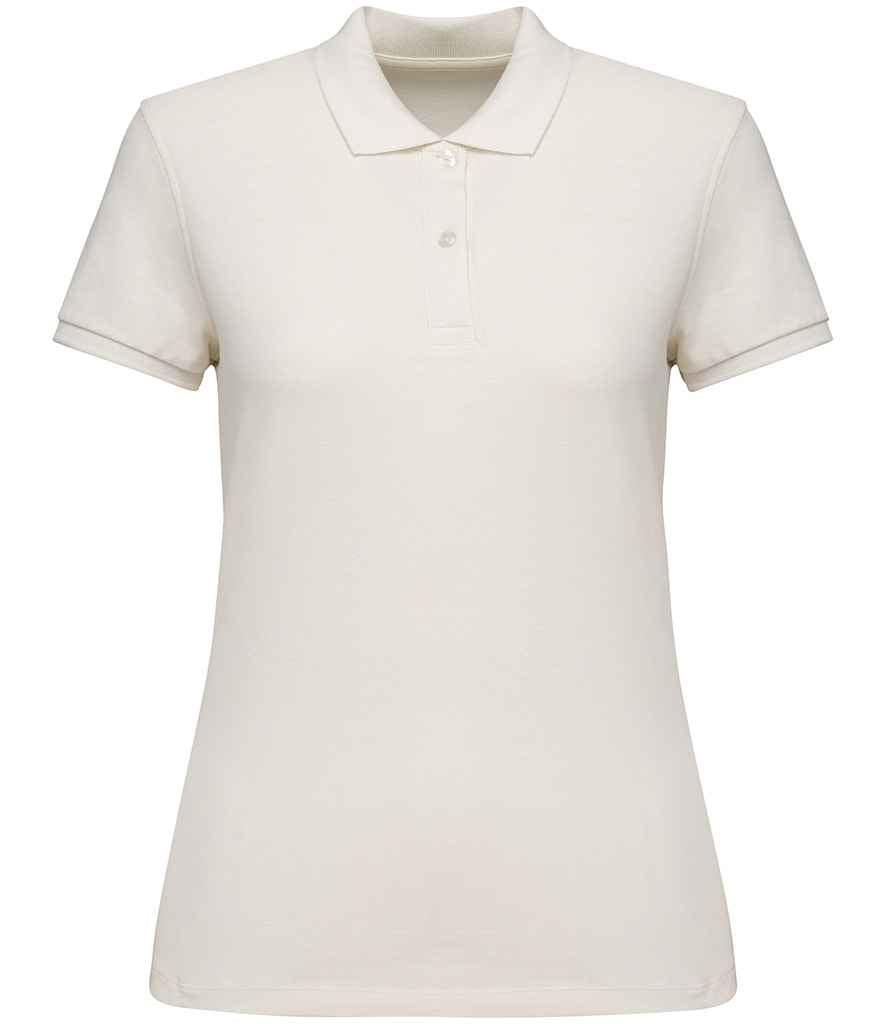 native spirit native spirit ladies piqué polo shirt - ivory (ns208)