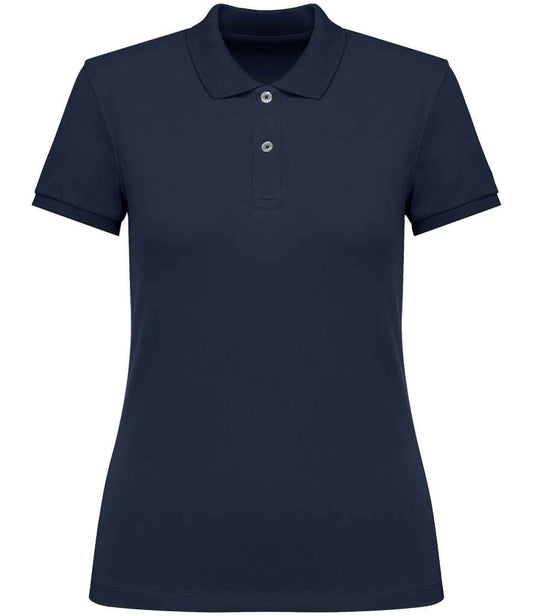 native spirit native spirit ladies piqué polo shirt - navy (ns208)