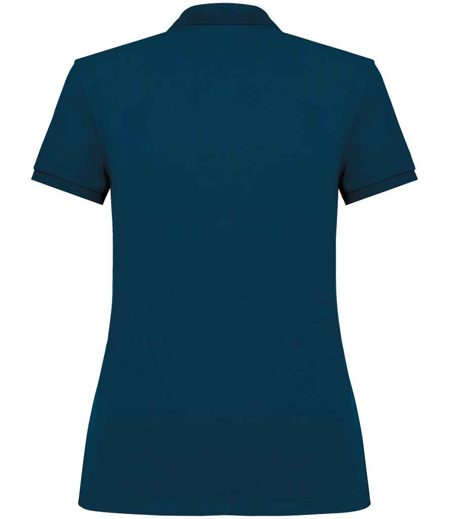 native spirit native spirit ladies piqué polo shirt - peacock blue (ns208)