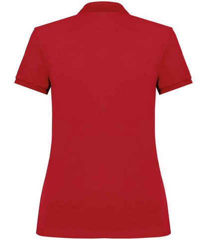 native spirit native spirit ladies piqué polo shirt - poppy red (ns208)