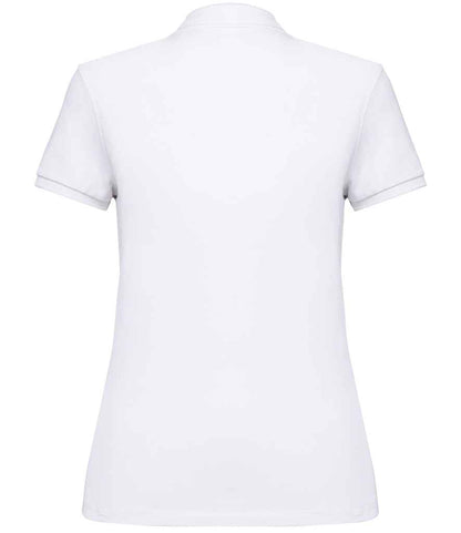 native spirit native spirit ladies piqué polo shirt - white (ns208)