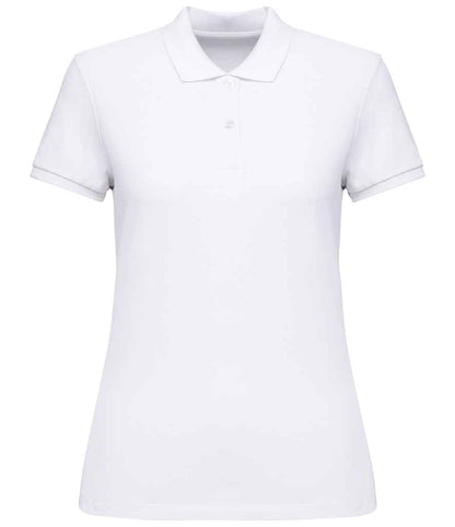 native spirit native spirit ladies piqué polo shirt - white (ns208)