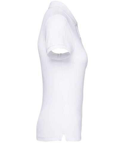 native spirit native spirit ladies piqué polo shirt - white (ns208)