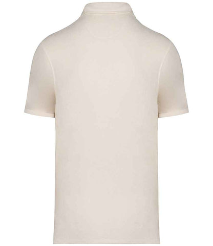 native spirit native spirit terry towel polo shirt - ivory (ns227)