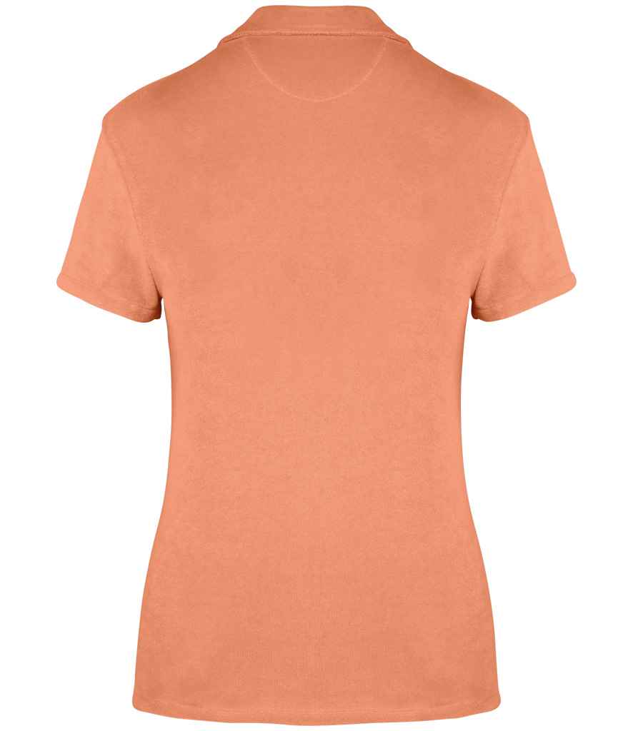 native spirit native spirit ladies terry towel polo shirt - apricot (ns228)