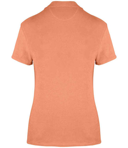 native spirit native spirit ladies terry towel polo shirt - apricot (ns228)