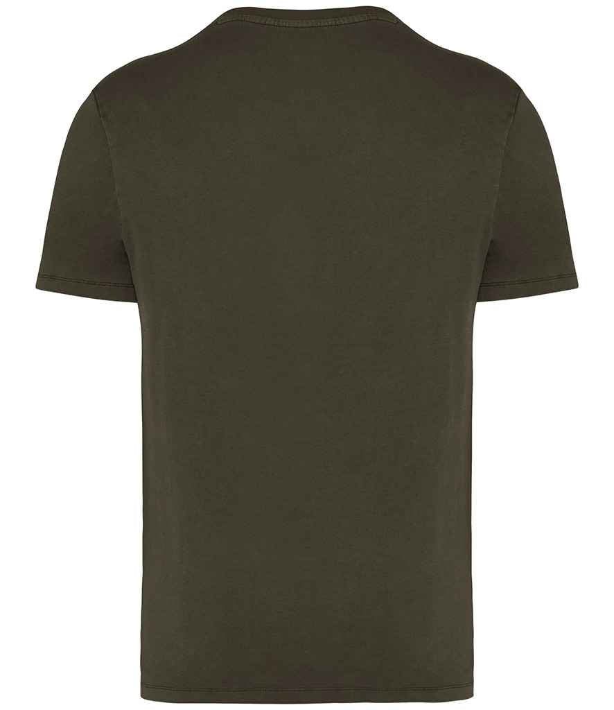 native spirit native spirit unisex faded t-shirt - washed organic khaki (ns315)
