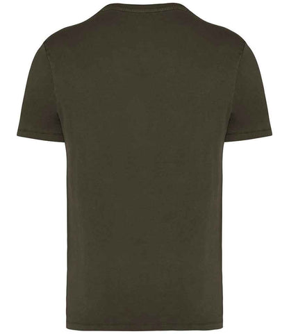 native spirit native spirit unisex faded t-shirt - washed organic khaki (ns315)