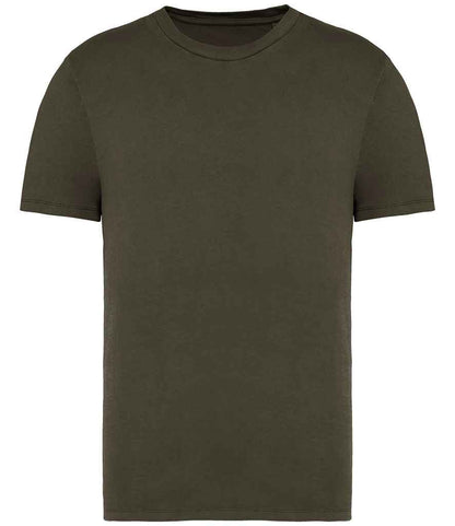 native spirit native spirit unisex faded t-shirt - washed organic khaki (ns315)