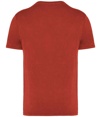 native spirit native spirit unisex faded t-shirt - washed paprika (ns315)