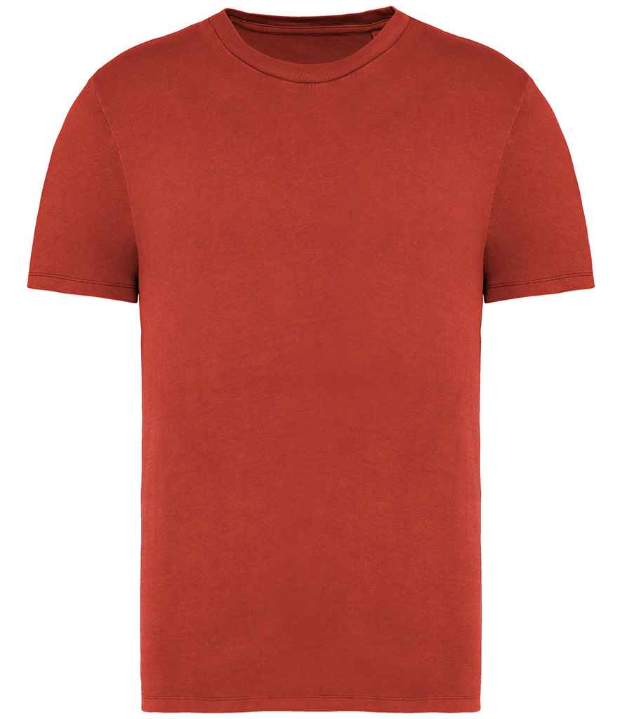 native spirit native spirit unisex faded t-shirt - washed paprika (ns315)