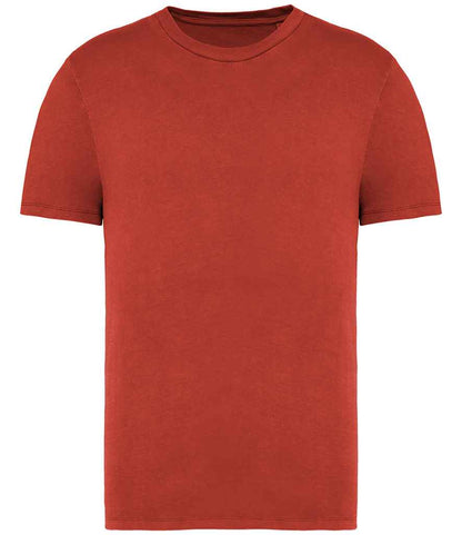 native spirit native spirit unisex faded t-shirt - washed paprika (ns315)