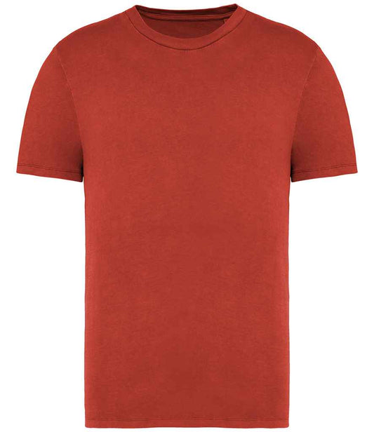 native spirit native spirit unisex faded t-shirt - washed paprika (ns315)