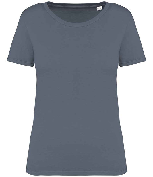 native spirit native spirit ladies faded t-shirt - washed mineral grey (ns316)