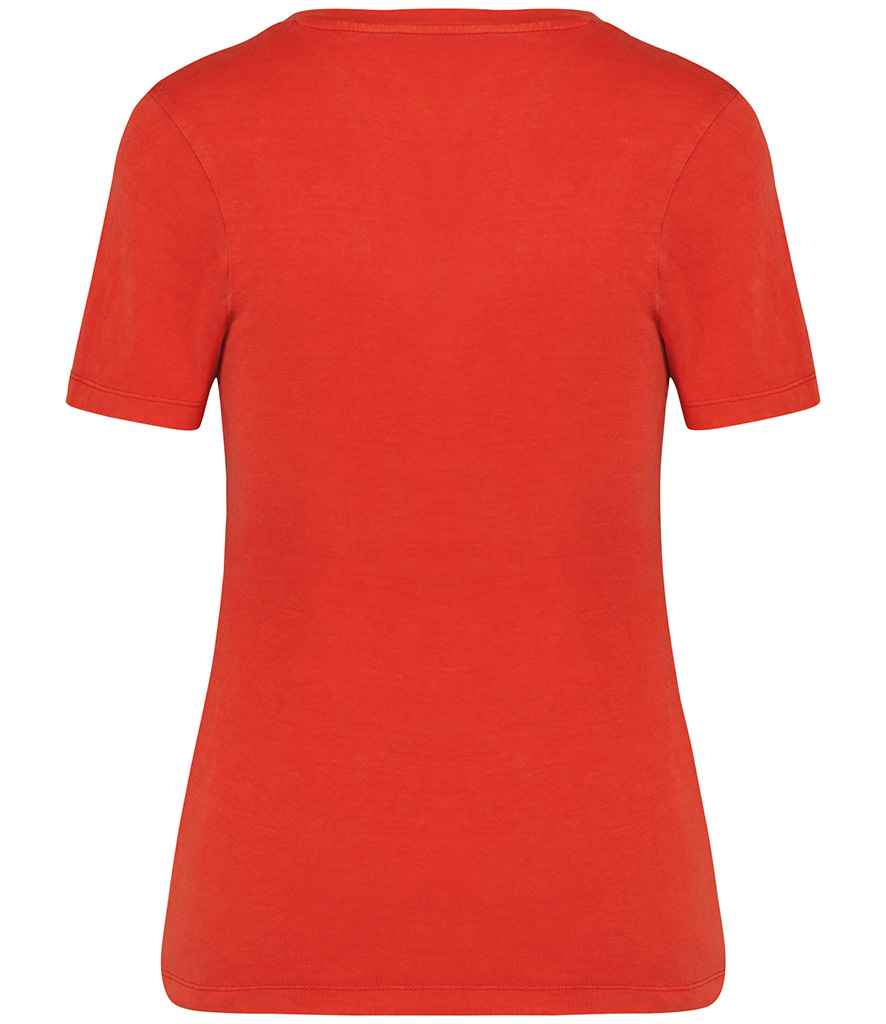 native spirit native spirit ladies faded t-shirt - washed paprika (ns316)