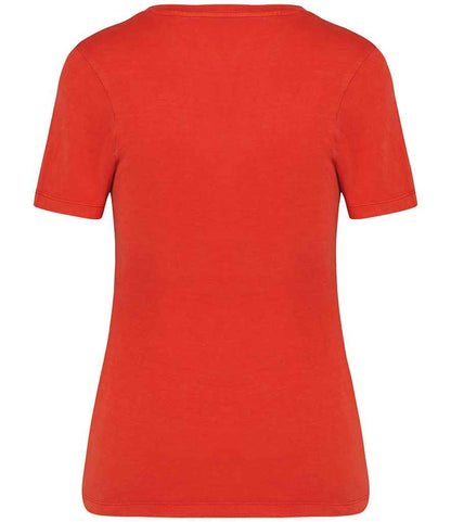 native spirit native spirit ladies faded t-shirt - washed paprika (ns316)