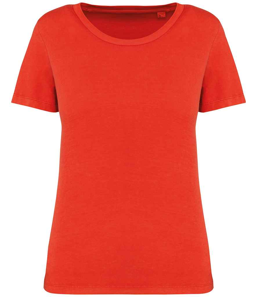 native spirit native spirit ladies faded t-shirt - washed paprika (ns316)