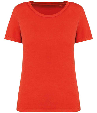 native spirit native spirit ladies faded t-shirt - washed paprika (ns316)