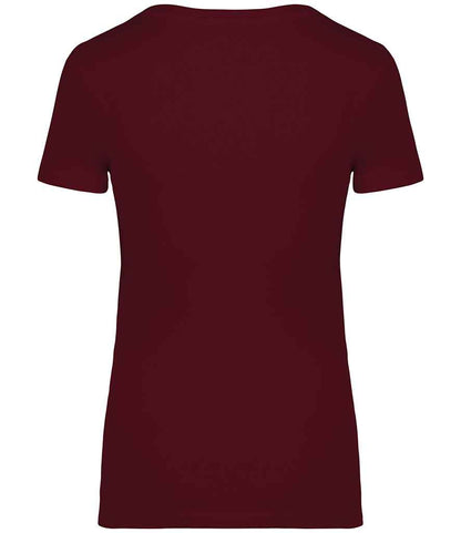 native spirit native spirit ladies t-shirt - dark cherry (ns324)