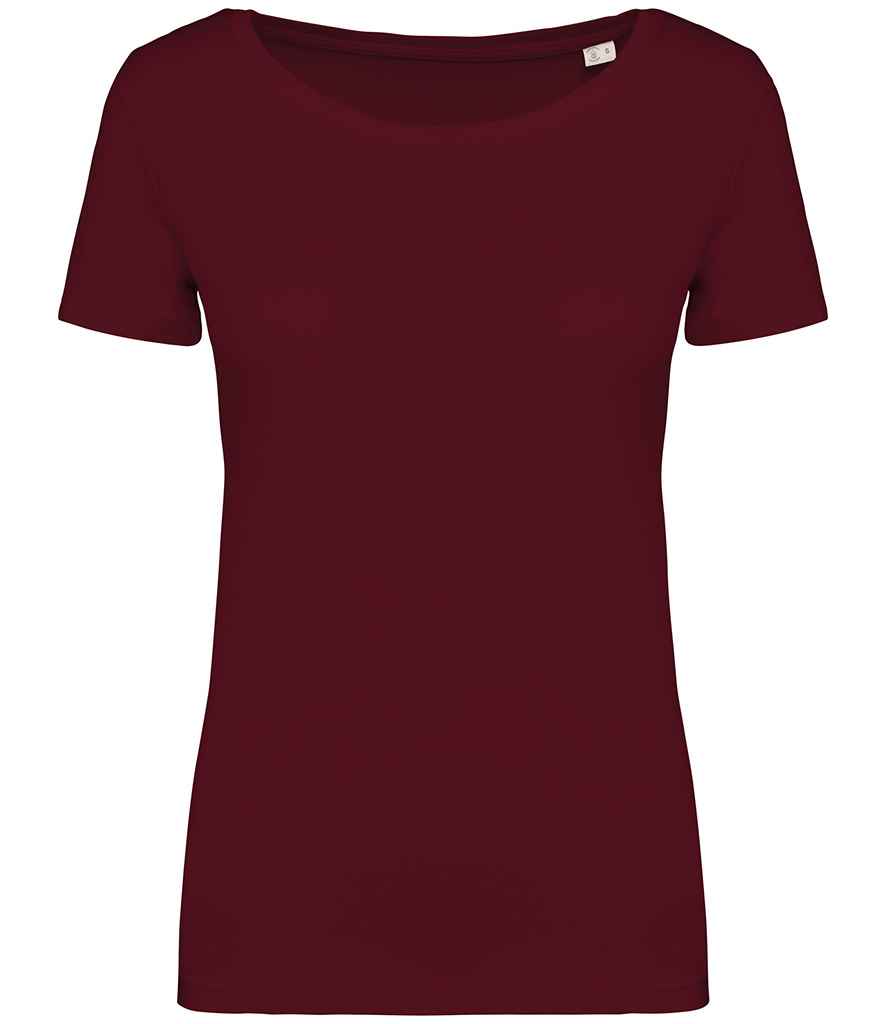 native spirit native spirit ladies t-shirt - dark cherry (ns324)