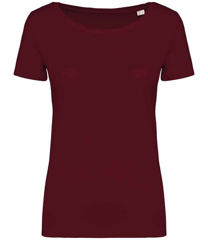 native spirit native spirit ladies t-shirt - dark cherry (ns324)