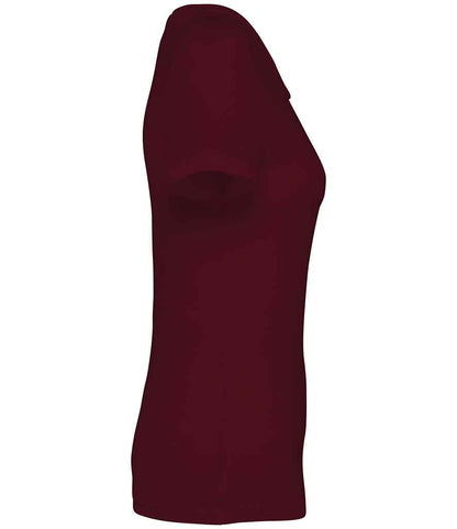 native spirit native spirit ladies t-shirt - dark cherry (ns324)