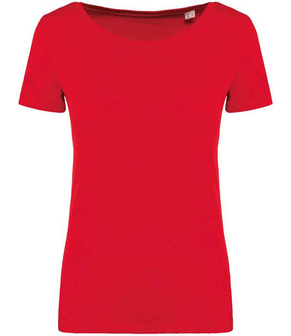 native spirit native spirit ladies t-shirt - poppy red (ns324)