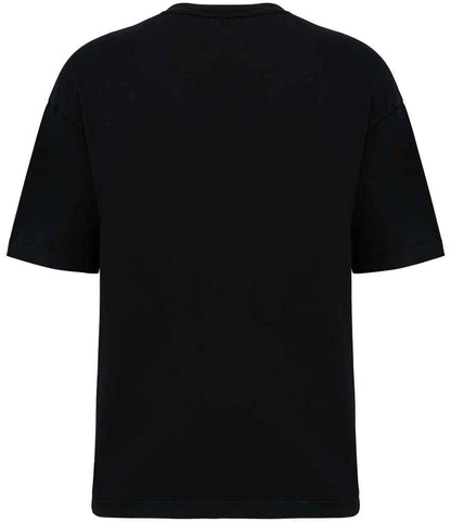 native spirit native spirit oversize washed effect t-shirt - washed black (ns326)