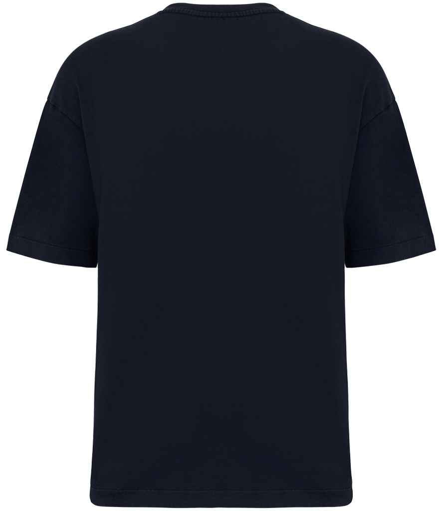 native spirit native spirit oversize washed effect t-shirt - washed navy (ns326)