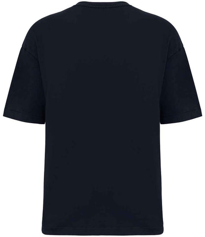 native spirit native spirit oversize washed effect t-shirt - washed navy (ns326)