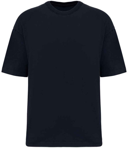 native spirit native spirit oversize washed effect t-shirt - washed navy (ns326)