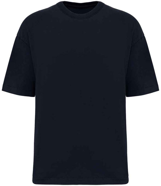 native spirit native spirit oversize washed effect t-shirt - washed navy (ns326)