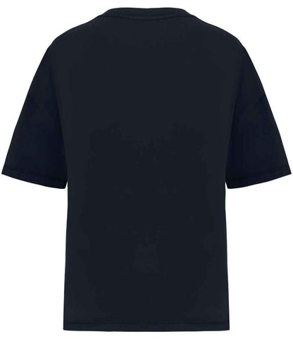 native spirit native spirit ladies oversize washed effect t-shirt - washed navy (ns327)