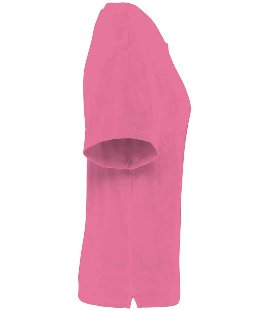 native spirit native spirit ladies terry towel t-shirt - candy rose (ns328)