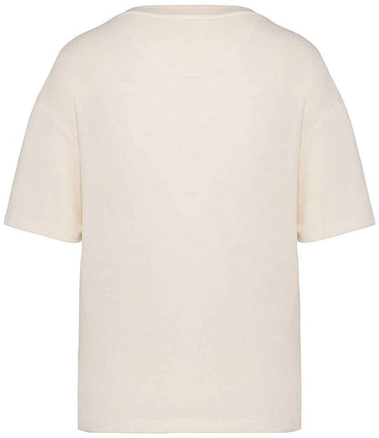 native spirit native spirit ladies terry towel t-shirt - ivory (ns328)