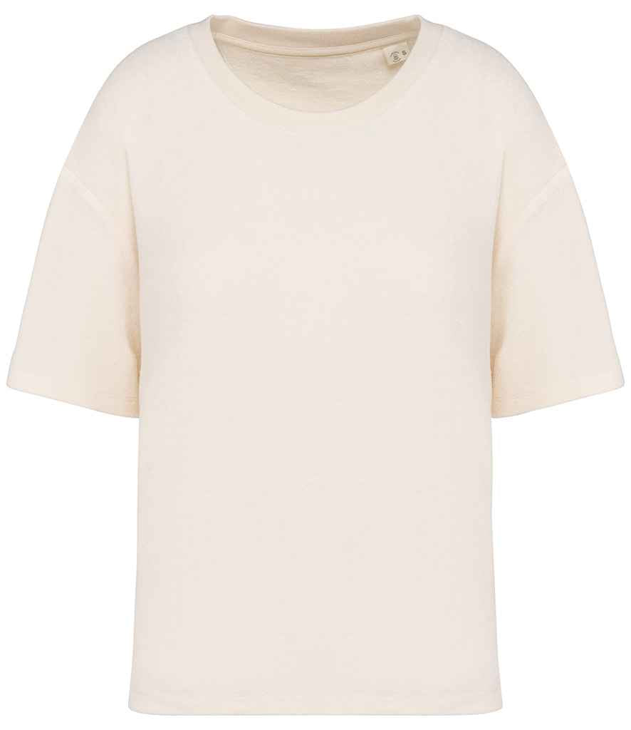 native spirit native spirit ladies terry towel t-shirt - ivory (ns328)