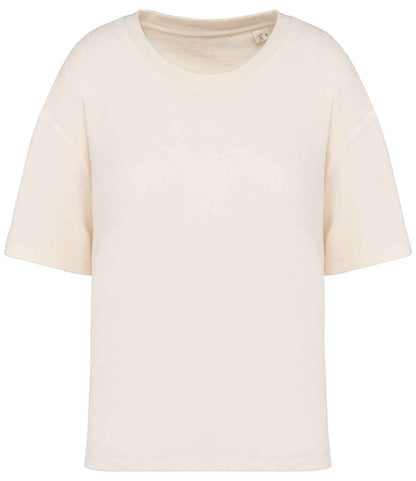 native spirit native spirit ladies terry towel t-shirt - ivory (ns328)