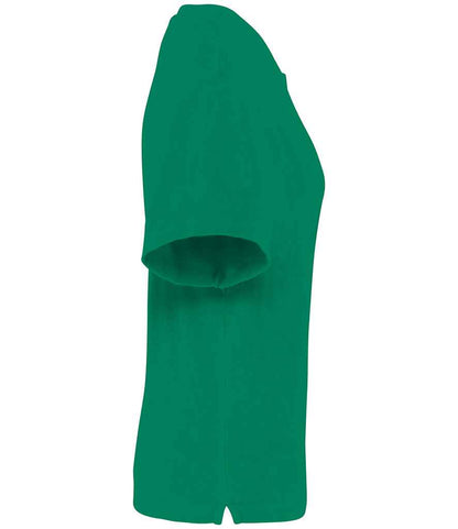 native spirit native spirit ladies terry towel t-shirt - malachite green (ns328)