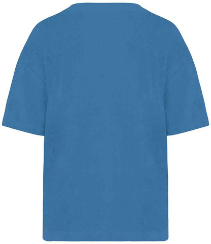 native spirit native spirit ladies terry towel t-shirt - riviera blue (ns328)