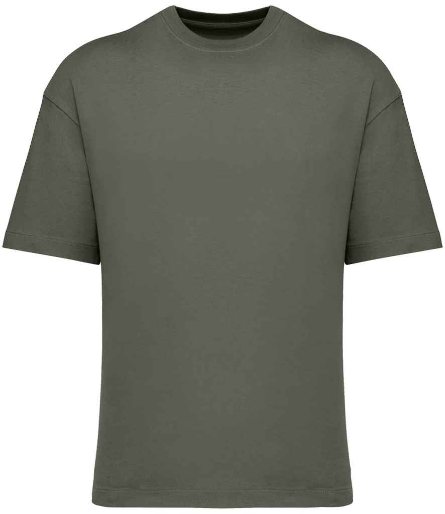 native spirit native spirit oversized t-shirt - organic khaki (ns332)