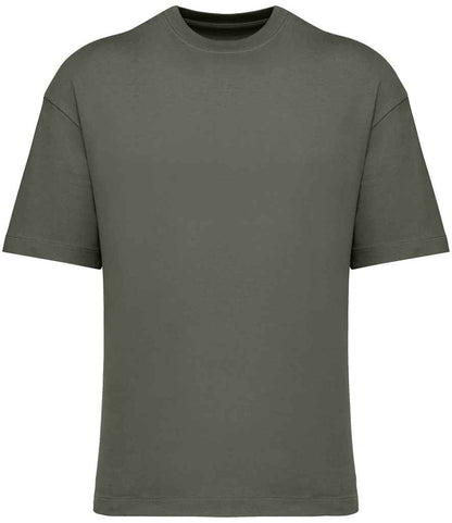 native spirit native spirit oversized t-shirt - organic khaki (ns332)