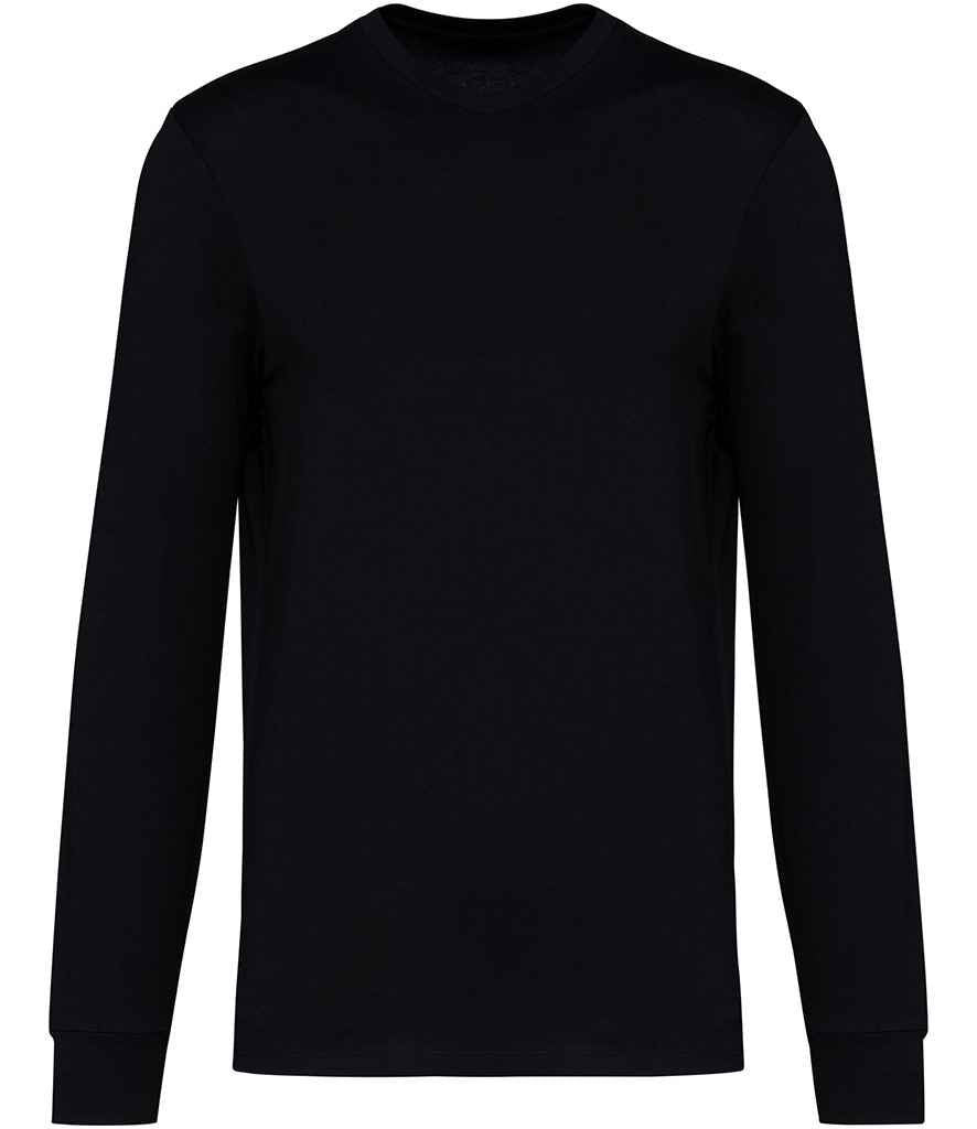 native spirit native spirit unisex crew necklong sleeve t-shirt - black (ns333)