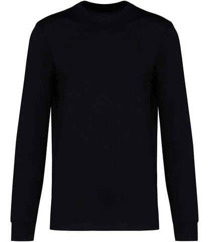 native spirit native spirit unisex crew necklong sleeve t-shirt - black (ns333)
