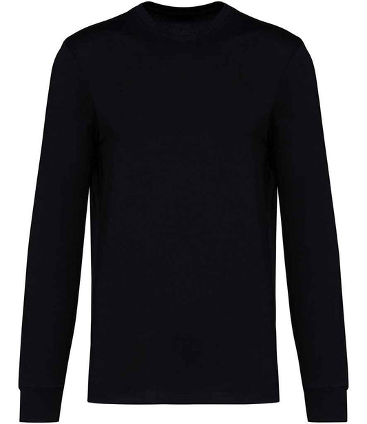 native spirit native spirit unisex crew necklong sleeve t-shirt - black (ns333)