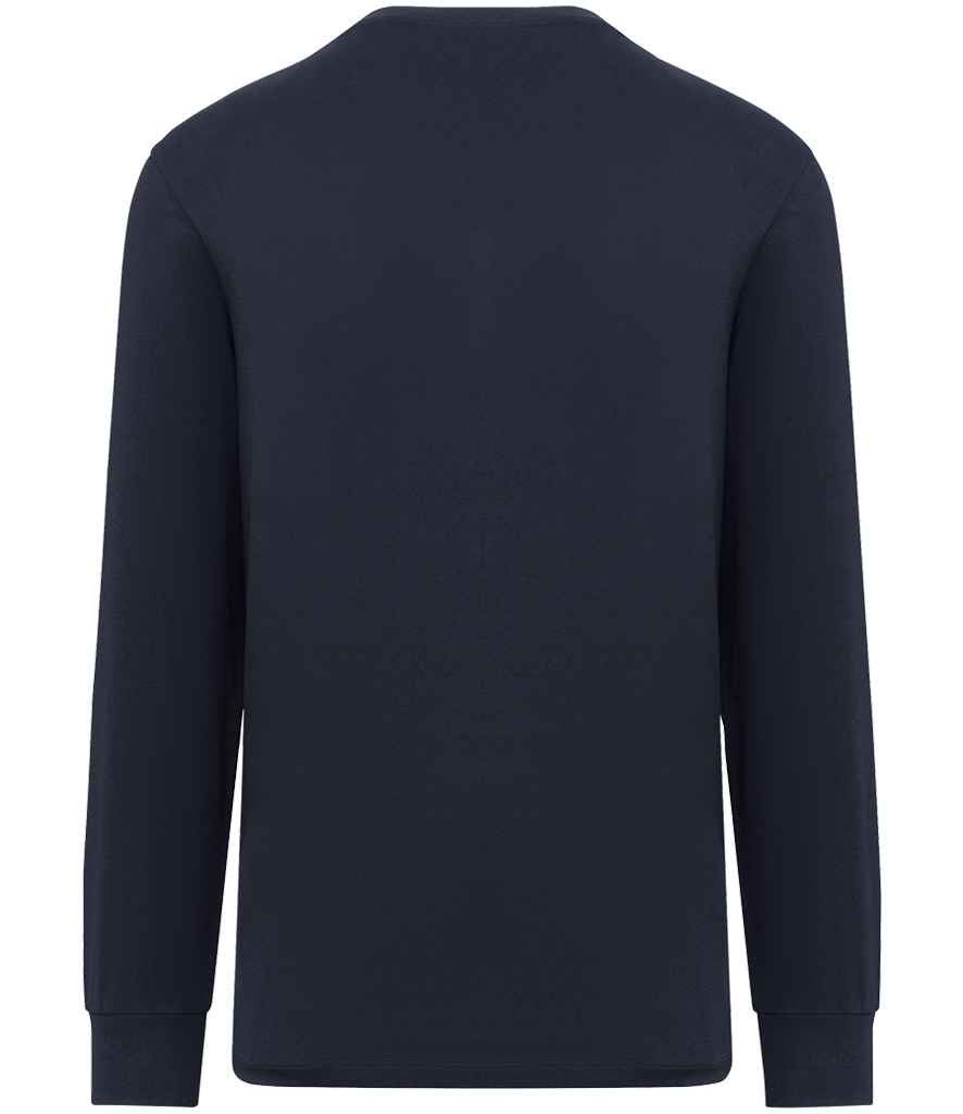 native spirit native spirit unisex crew necklong sleeve t-shirt - navy (ns333)